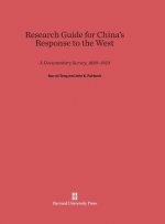 Research Guide for China's Response to the West