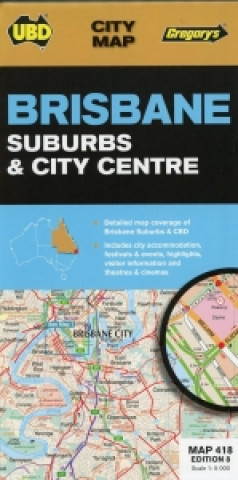 Brisbane Suburbs & City Centre  1 : 100 000 - 1 : 5 000