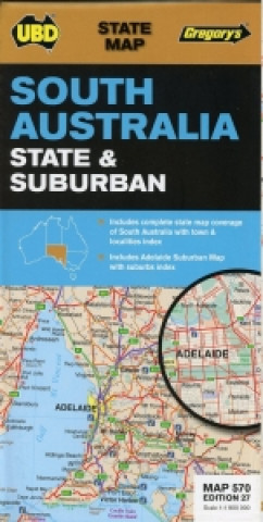 South Australia State & Suburban 1 : 1 900 000