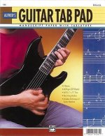 Guitar Tab Pad: Loose Pages (3-Hole Punched for Ring Binders)
