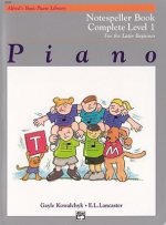 Alfred's Basic Piano Course Notespeller: Complete 1 (1a/1b)