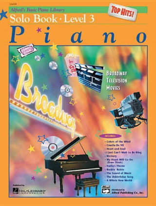 Alfred's Basic Piano Course Top Hits! Solo Book, Bk 3: Book & CD