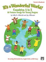 It's a Wonderful World (Countries A-Z): 25 Unison Songs for Young Singers (Soundtrax)