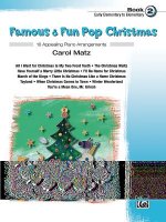 Famous & Fun Pop Christmas, Book 2, Early Elementary to Elementary: 10 Appealing Piano Arrangements