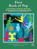 First Book of Pop: 32 Arrangements for Beginning Pianists