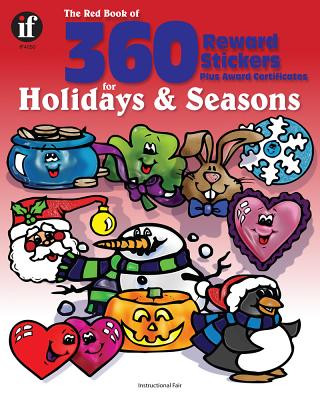 The Red Book of 360 Reward Stickers for Holidays and Seasons, Grades Pk - 6