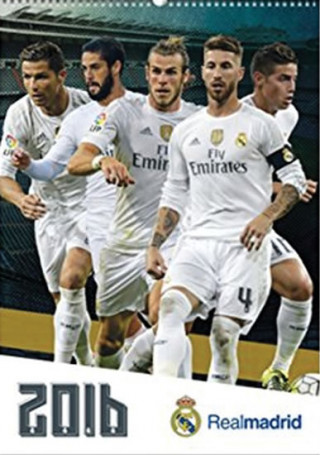 2017 Real Madrid A3 Calendar