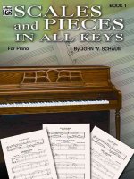 Scales and Pieces in All Keys, Book 1