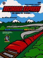 Recorder Express (Soprano Recorder Method for Classroom or Individual Use): Soprano Recorder Method for Classroom or Individual Use
