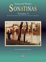 Selected Works Sonatinas, Volume 1: Easy Intermediate Piano Solos by Master Composers