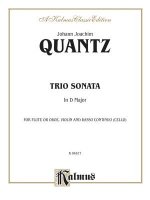 Trio Sonata in D Major: Flute (Oboe), Violin, & Basso Continuo (Score & Parts), Score & Parts