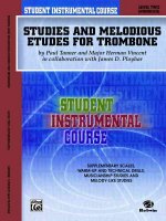 Student Instrumental Course Studies and Melodious Etudes for Trombone: Level II