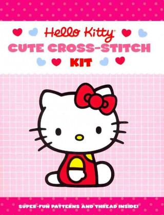 Hello Kitty Cute Cross-Stitch Kit [With Two Needles, 5 Colored Skeins and Pattern(s)]