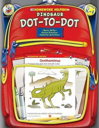 Dinosaur Dot-To-Dot, Homework Helpers, Grades PreK-1