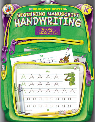 Beginning Manuscript Handwriting, Homework Helpers, Grade K