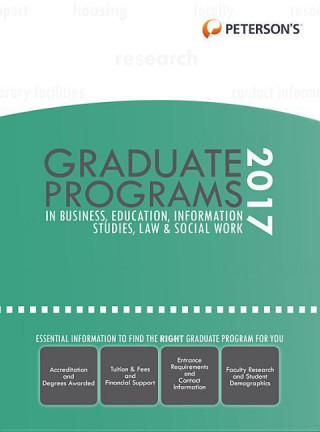 Graduate Programs in Business, Education, Information Studies, Law & Social Work 2017