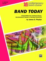 Band Today, Part 1: E-Flat Alto Saxophone