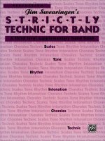 S*t*r*i*c*t-Ly Technic for Band (a Third Level Supplementary Band Book): Percussion