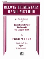 Belwin Elementary Band Method: C Flute