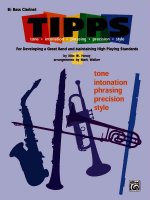 T-I-P-P-S for Band: B-Flat Bass Clarinet