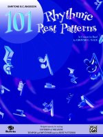 101 Rhythmic Rest Patterns: Baritone B.C. & Bassoon