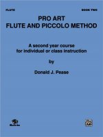 Pro Art Flute and Piccolo Method, Bk 2