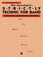 S*t*r*i*c*t-Ly Technic for Band (a Third Level Supplementary Band Book): Trombone