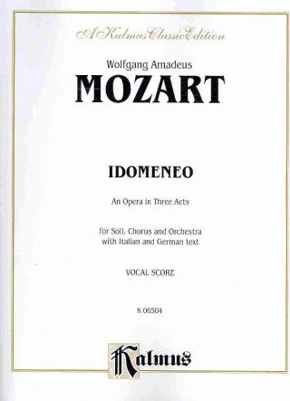 Idomeneo: Vocal Score (German, Italian Language Edition), Vocal Score