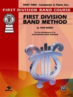 First Division Band Method, Part 2: C Flute
