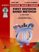 First Division Band Method, Part 1: B-Flat Clarinet