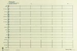 17 Stave Premier Marching Band Score Pad: (Sightation) 75 Sheets - Printed on One Side Only, Loose Pages