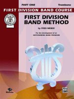 First Division Band Method, Part 1: Trombone