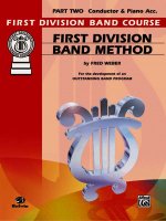 First Division Band Method, Part 2: Conductor