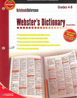 Notebook Reference Webster's Dictionary: Grades 4-8