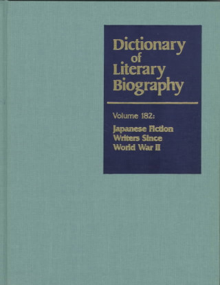 Dictionary of Literary Biography: Japanese Fiction Writers Since WW II