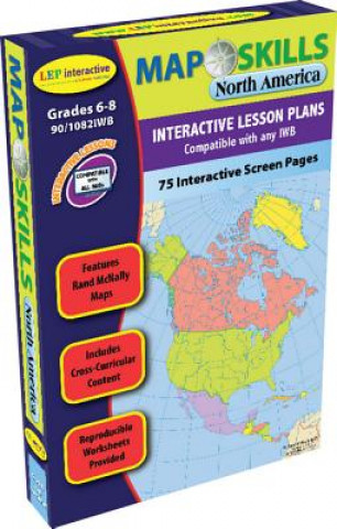 Map Skills: North America Iwb: Ready-To-Use Digital Lesson Plans