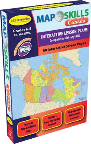 Map Skills: Canada Iwb: Ready-To-Use Digital Lesson Plans