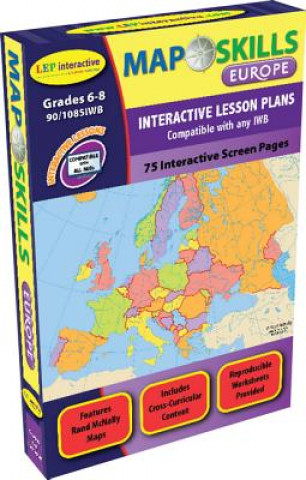 Map Skills: Europe Iwb: Ready-To-Use Digital Lesson Plans