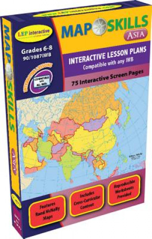 Map Skills: Asia Iwb: Ready-To-Use Digital Lesson Plans