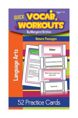 Quick Vocab Workouts Practice Cards: Nature Passages