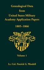 Genealogical Data from United States Military Academy Application Papers, 1805-1866, Volume 1