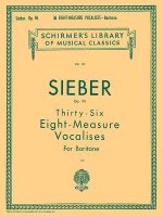 36 Eight-Measure Vocalises, Op. 96: Baritone