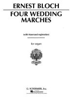 4 Wedding Marches: Organ Solo