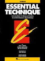Essential Technique - Trombone Intermediate to Advanced Studies (Book 3 Level)