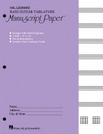 Bass Guitar Tablature Manuscript Paper
