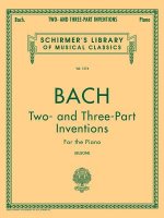 Bach: Two- And Three-Part Inventions for the Piano