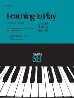 Learning to Play for Young Pianists, Book 2