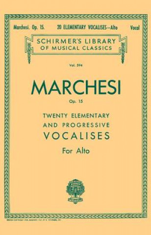 20 Elementary and Progressive Vocalises, Op. 15: Low Voice