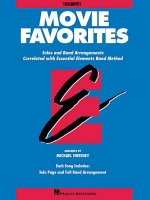 Movie Favorites: B Flat Trumpet: Solos and Band Arrangements Correlated with Essential Elements Band Method