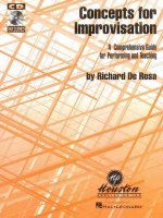 Concepts for Improvisation a Comprehensive Guide for Performing and Teaching